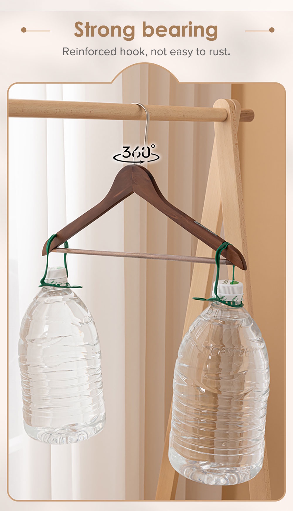 Non-Slip Wooden Clothes Hanger-6